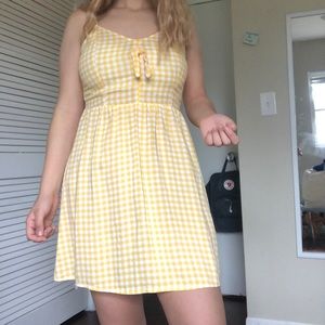 Yellow Gingham Sundress